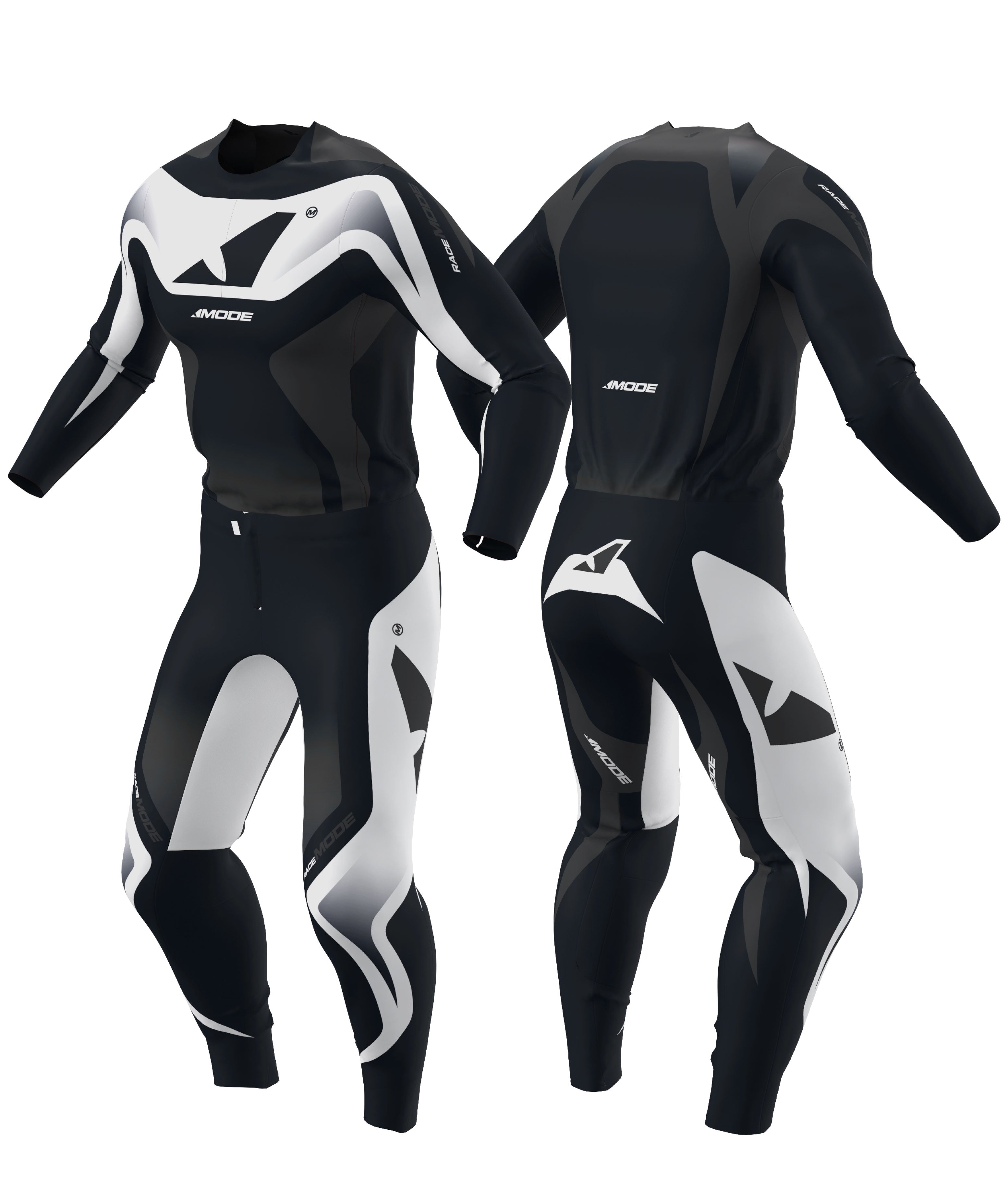 Elevate - Grey/Black Jersey & Pants Racewear
